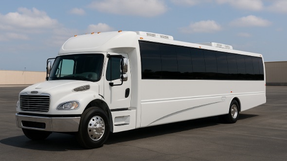 Exterior of Charter Bus Company Council Bluffs's 18 Passenger Minibus in Council Bluffs