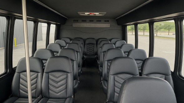 council bluffs 15 passenger minibus inside