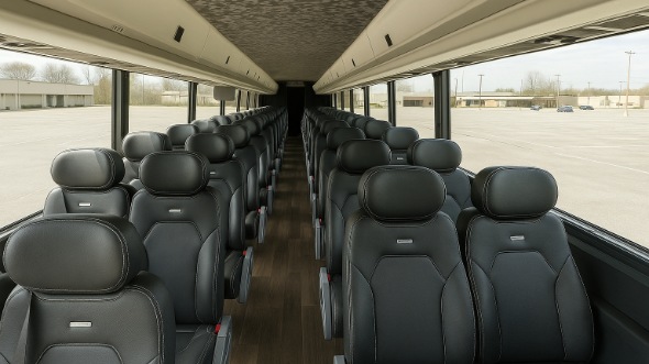 council bluffs 18 passenger minibus inside