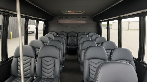 council bluffs 25 passenger minibus inside