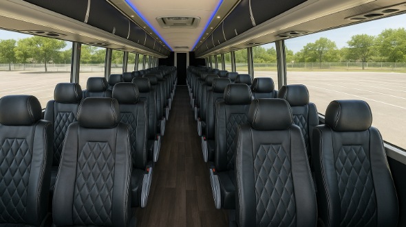 council bluffs 54 passenger charter bus rental